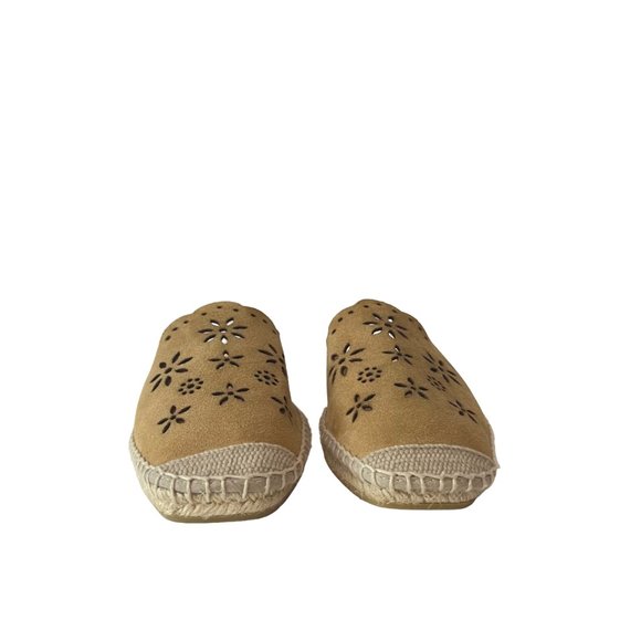 NEW! Anthropologie Suede Spain Espadrille Sandals in Tan, EU 38 (US 7.5) - Picture 7 of 14